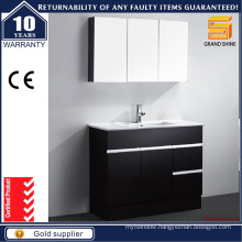 New Design Floor Standing Bathroom Cabinet with Optional Mirror Cabinet